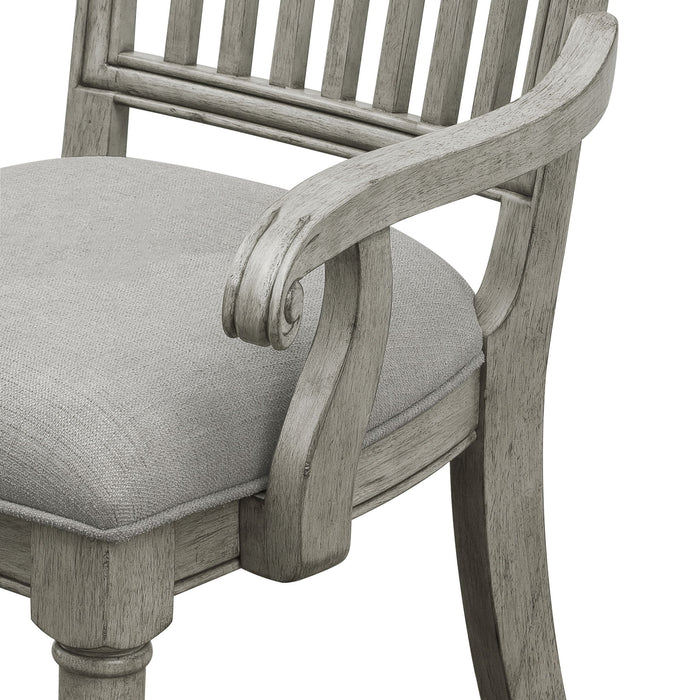 Madison Ridge - Arm Chair (Set of 2) - Buff Gray