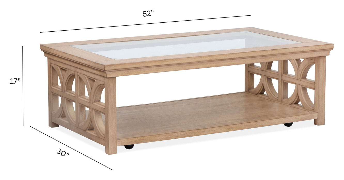 Coventry - Rectangular Shelf Cocktail Table Set