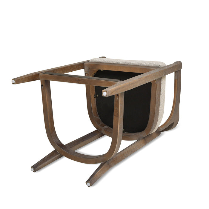 Americana - Mid-Century Modern Cane Back Counter Stool