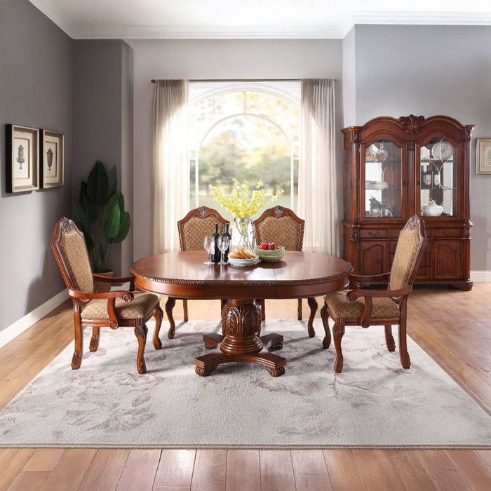 Chateau De Ville - Round Dining Table - Cherry