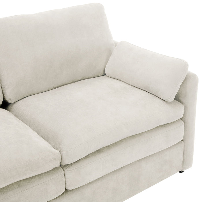 Cloud Sofa Set Couch For Living Room - Beige