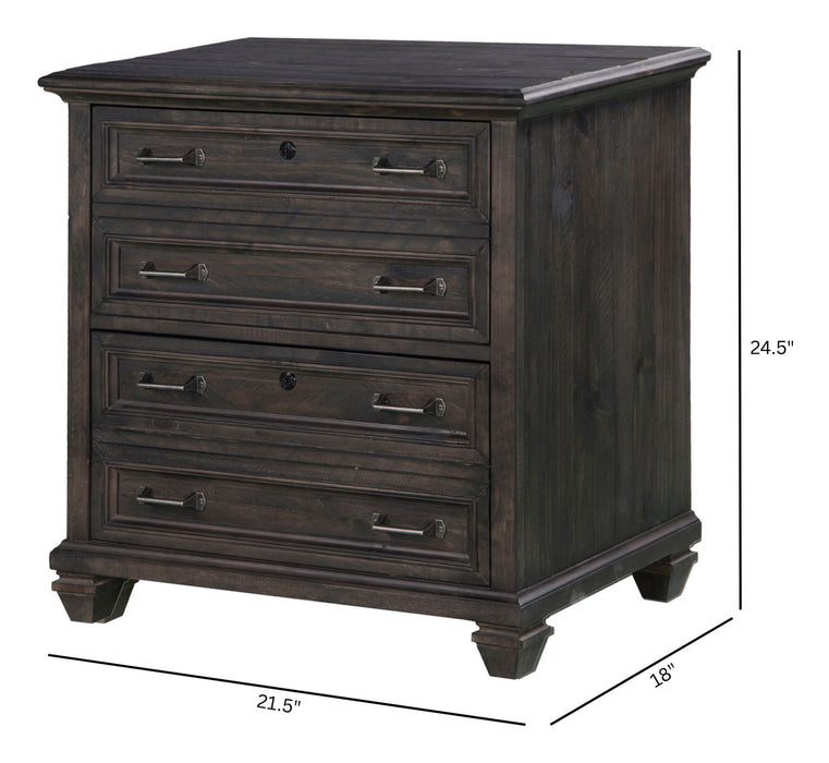 Sutton Place - Lateral File - Weathered Charcoal