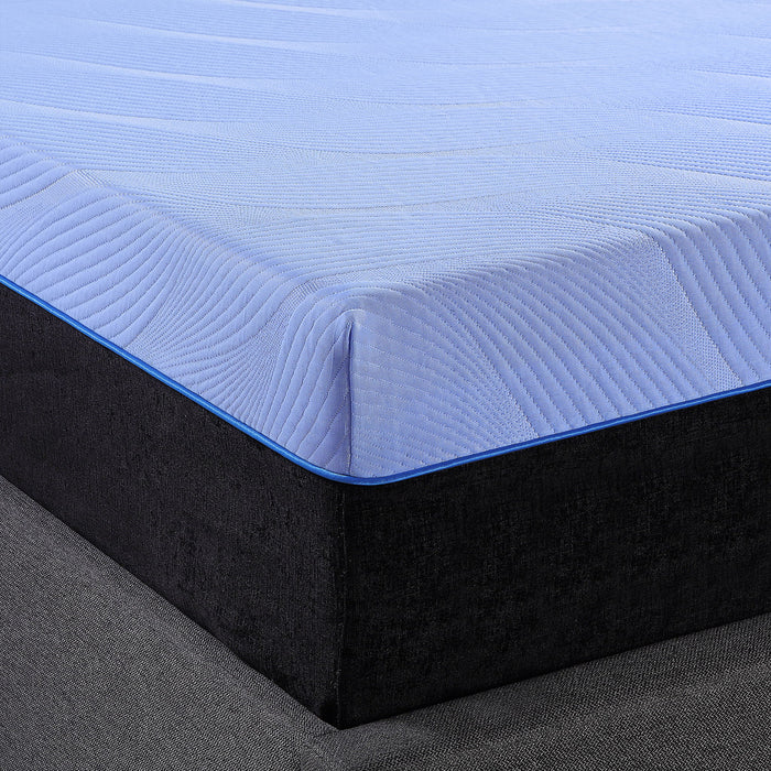 Refresh - 12" Flex Head Memory Foam Hybrid Mattress And Adjustable Base Bundle