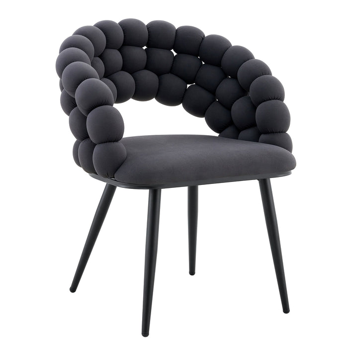 Puffy Bubble, Ball Chain Chairs For Dining Room (Set of 2)