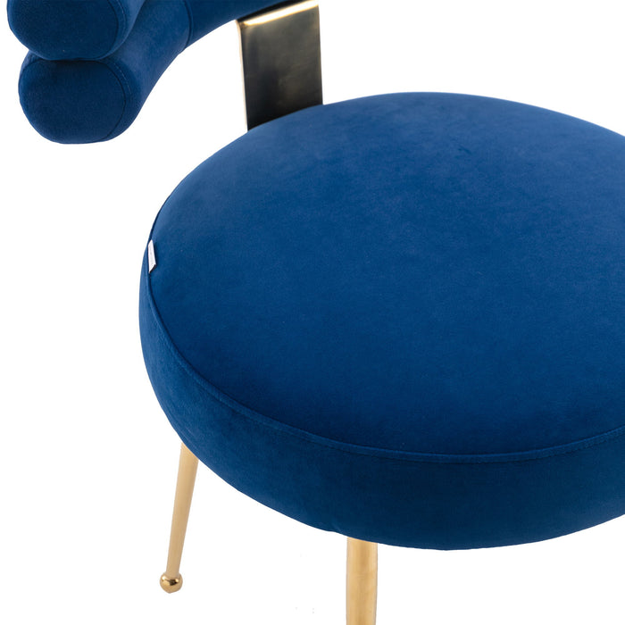 Coolmore Leisure Dining Chairs / Accent Chair - Navy