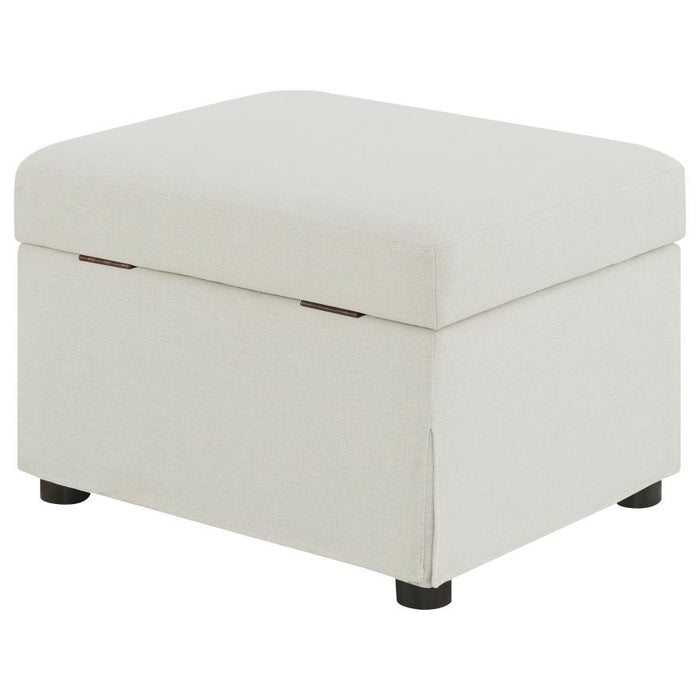 Winter - Upholstered Hydraulic Lift Top Storage Ottoman