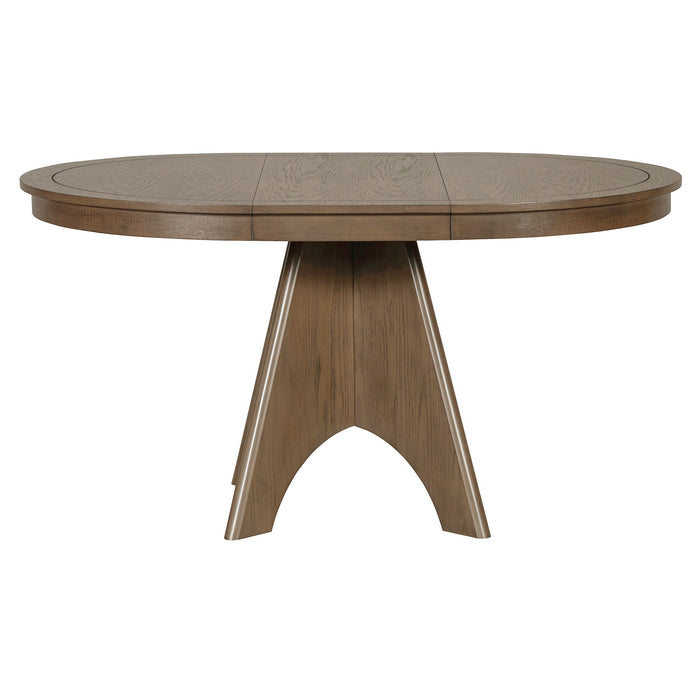 Extendable Dining Table With Sturdy Crossed Legs