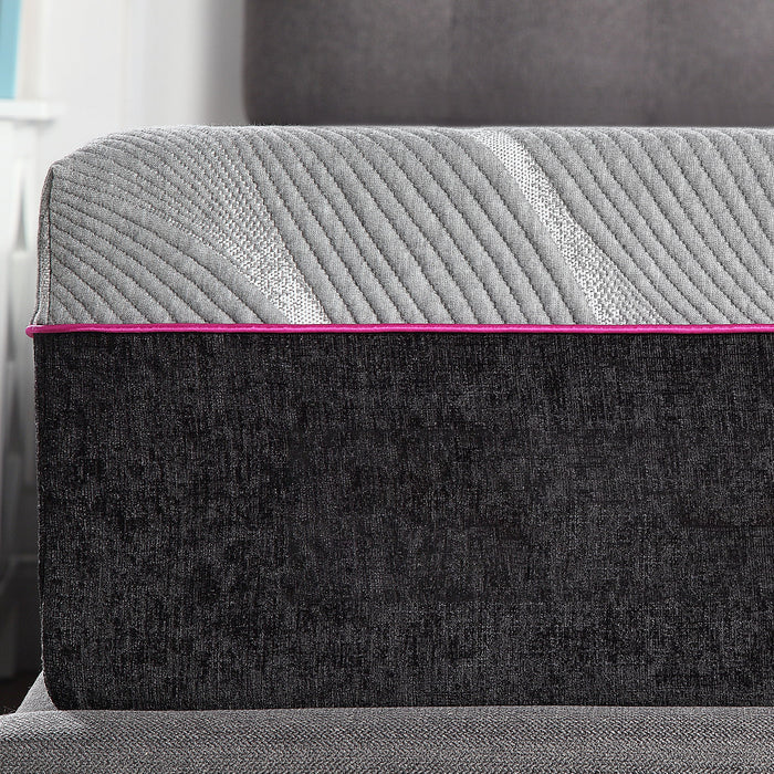 Renew - 11" Cooling Fast Responding Latex Foam Mattress - Gray