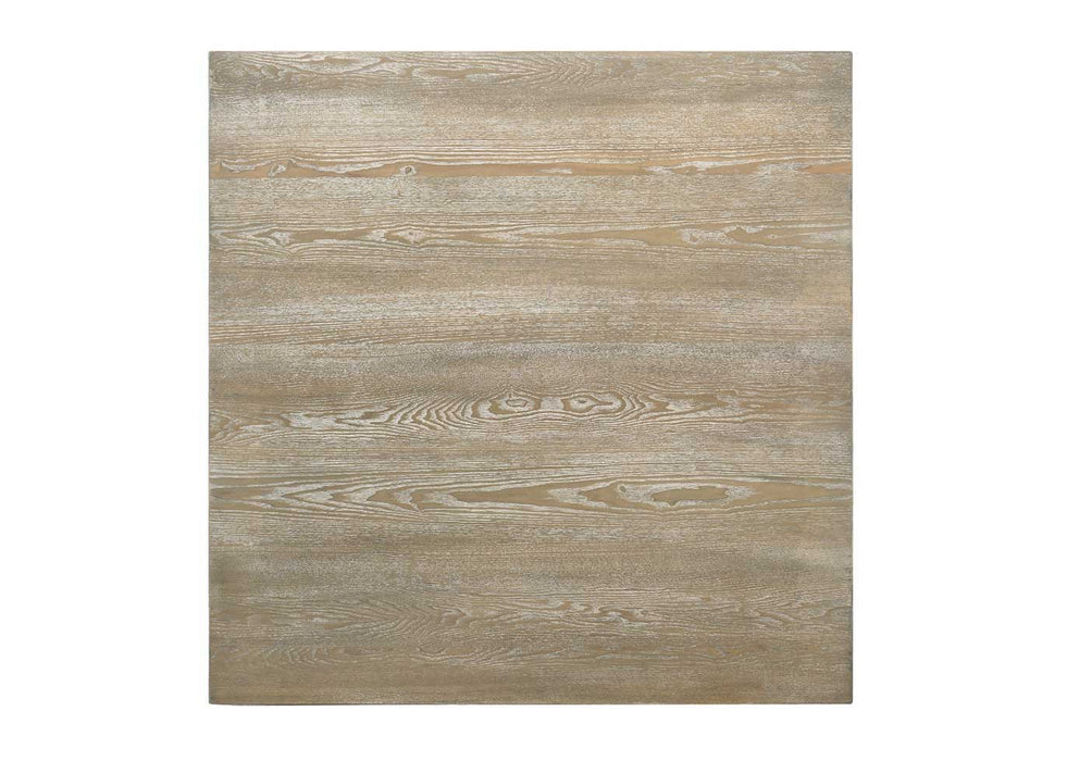 5 Pieces Set Counter Table Set Square Counter Table Solid Wood Modern Farmhouse Rustic Look Distressed Look - Grayish Brown