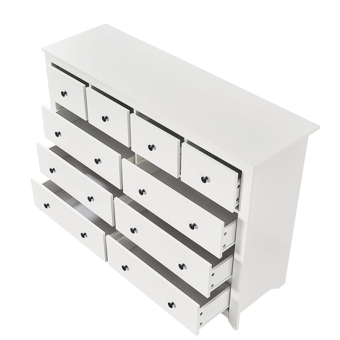 10 Drawer Dresser For Bedroom Ample Storage