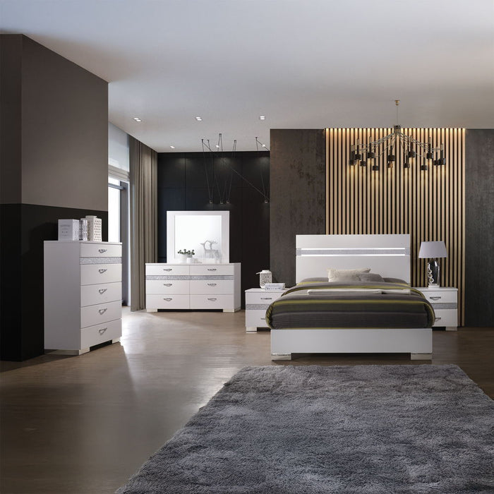 Naima II - Chest - White High Gloss