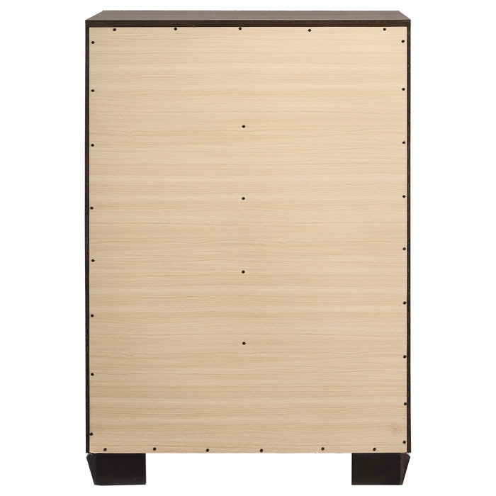 Kauffman 5-drawer Bedroom Chest Washed Taupe