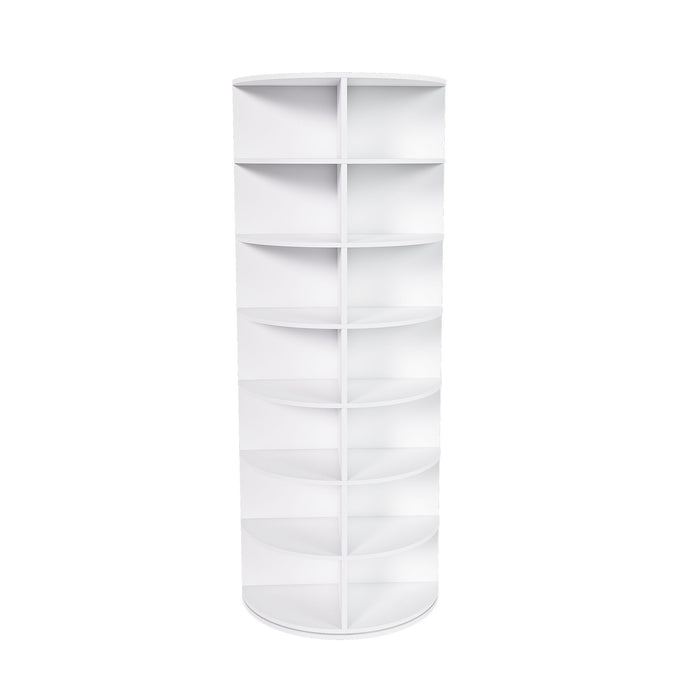 Rotating Shoe Rack Tower
