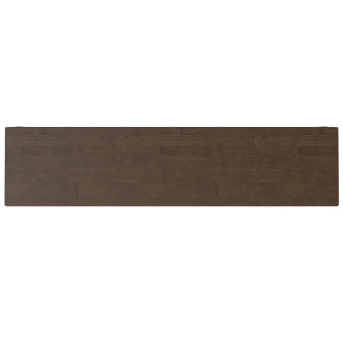 Harper - Low TV Media Stand - Walnut Brown
