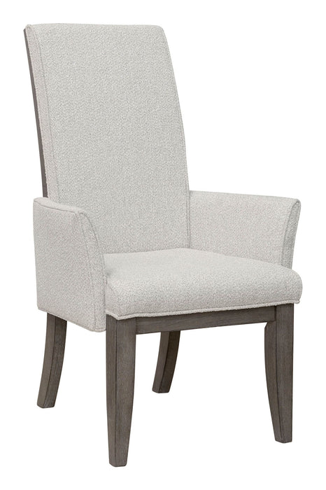 Anderson Park - Upholstered Arm Chair (Set of 2) - Moose Trail / Frontier Brown