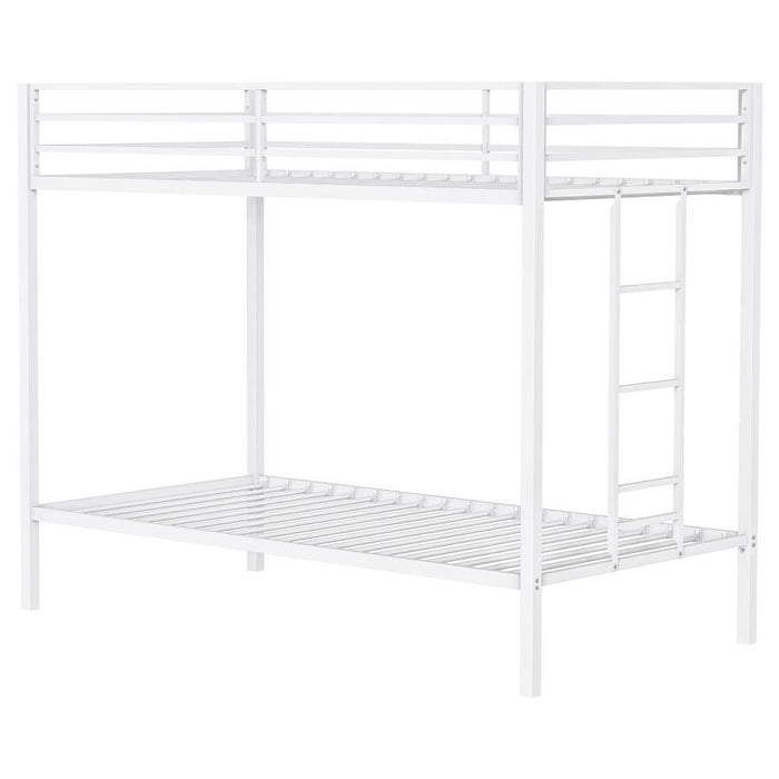 Alevera - Metal Bunk Bed With Ladder