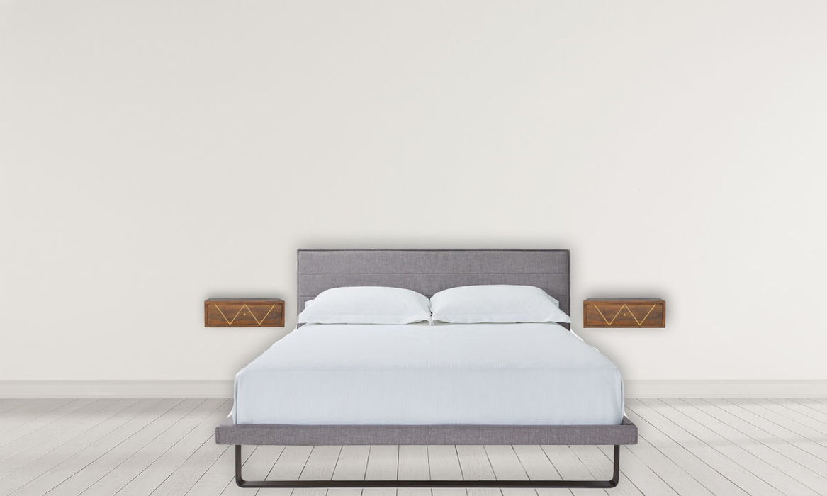 Floating Bedside Table - Chestnut