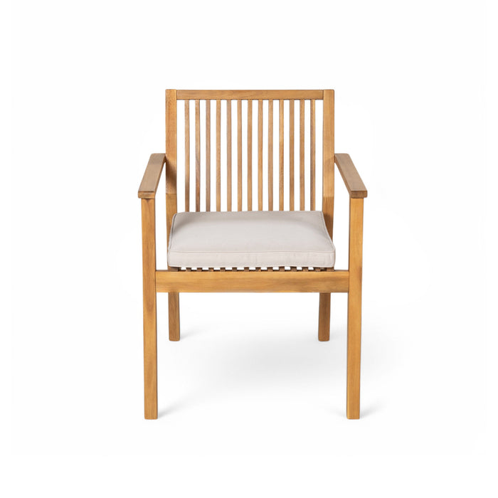 Patio Dining Chair, Comfortable Waterproof Seating (Set of 2)