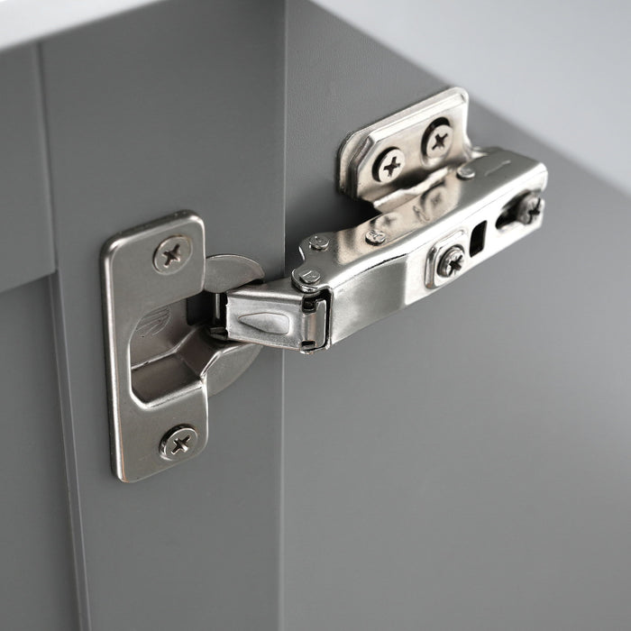 Shaker Free Standing Bathroom Vanity Cabinet With Sink, Soft Close Drawers, Soft Close Doors