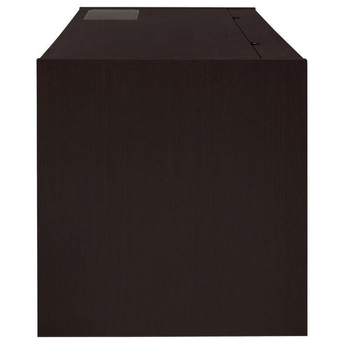 Halston 60-inch 3-drawer Office Computer Desk Cappuccino