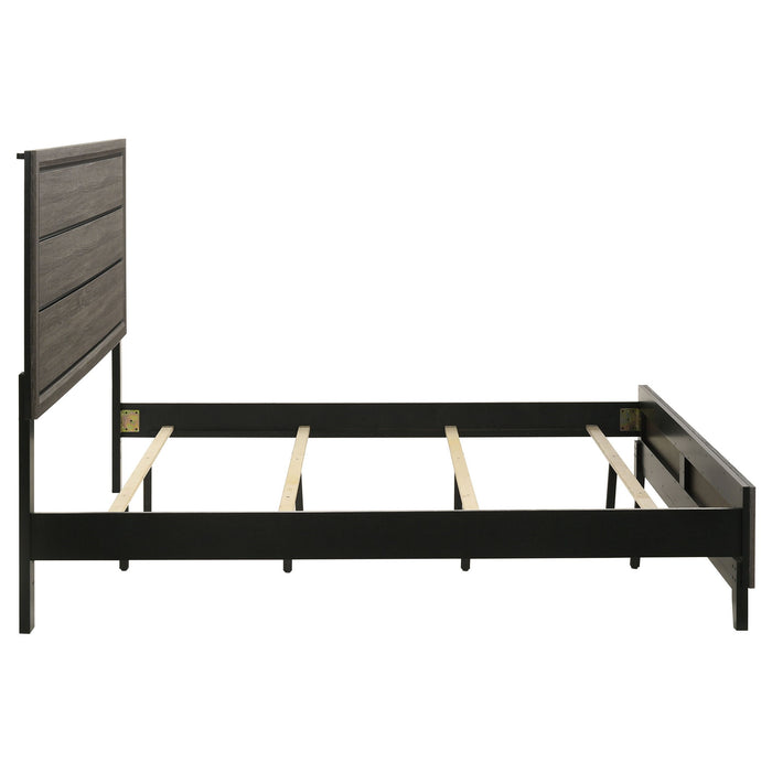 Carina - Eastern King Bed - Oak
