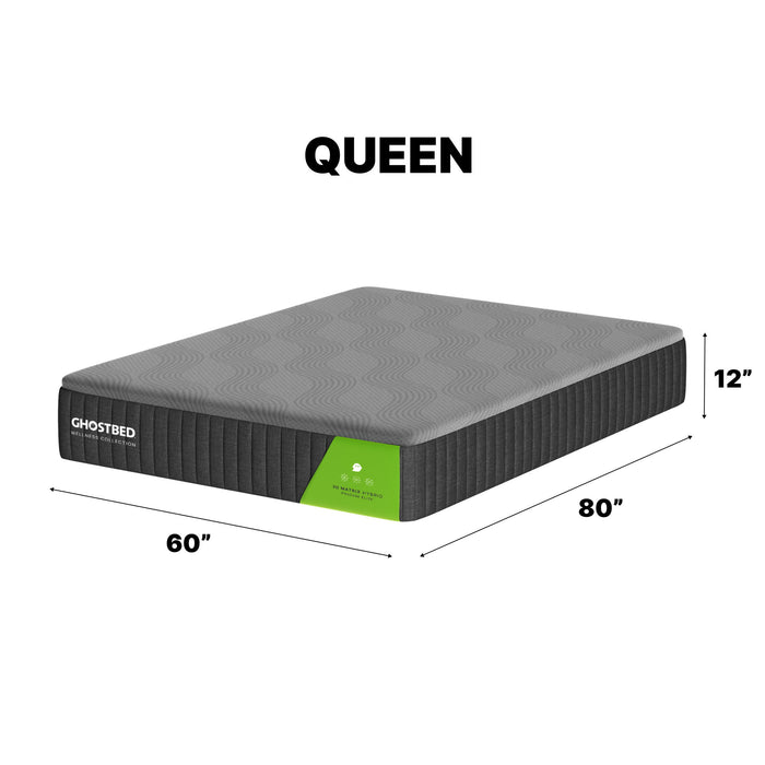 3D Matrix - 12" Hybrid Mattress, Medium Plush Feel