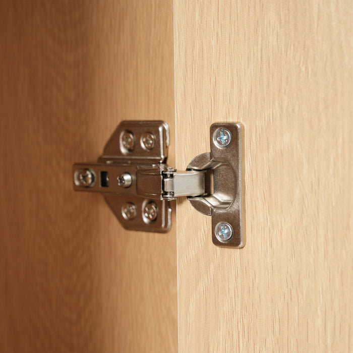 Tall Bathroom Cabinet With 1 Door, 3 Drawers, Open Storage - Wood