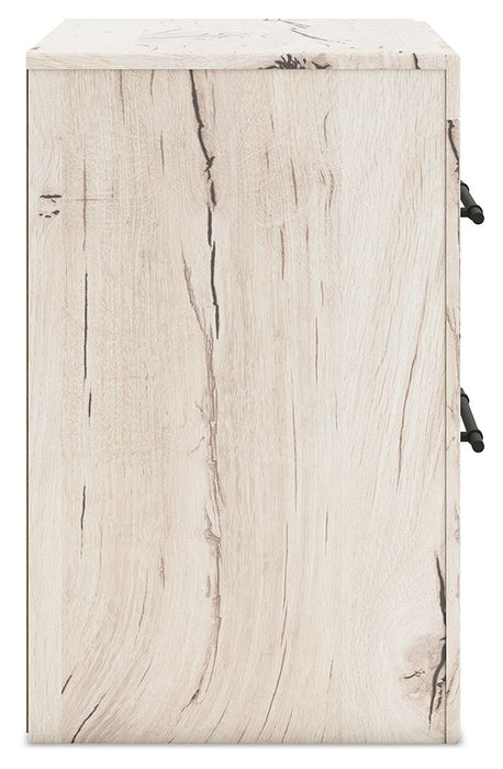Lawroy - Two Drawer Night Stand - Light Natural