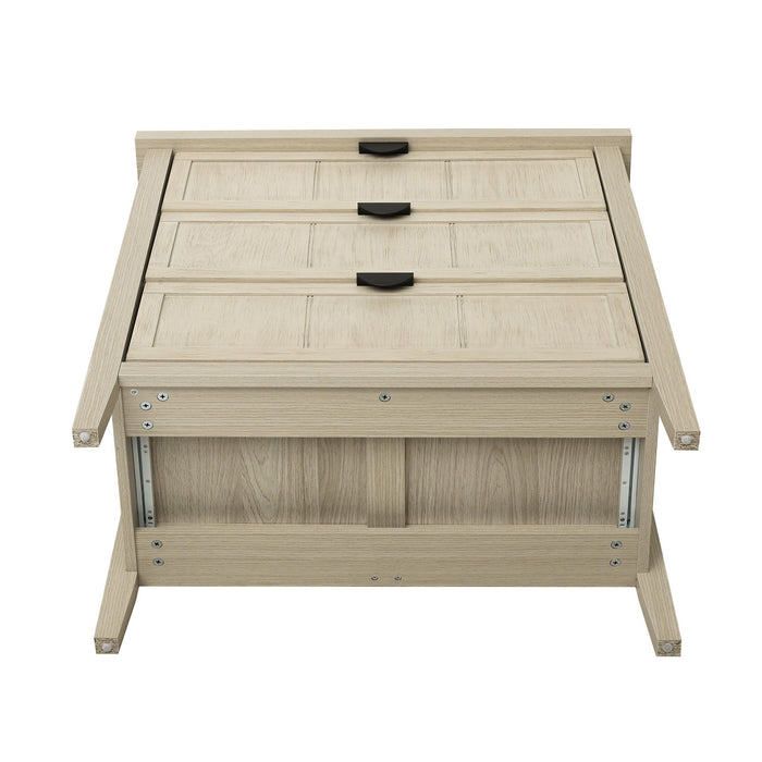 3 Drawer Cabinet, For Bedroom - Natural