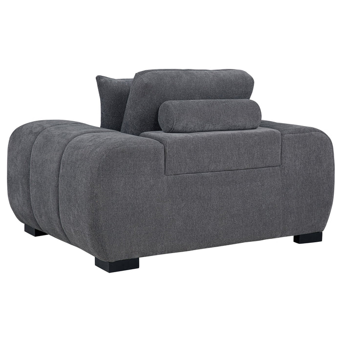 Plather - Track Arm Accent Chair