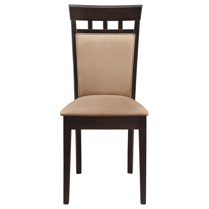 Gabriel 5-piece Extension Leaf Dining Table Set Cappuccino