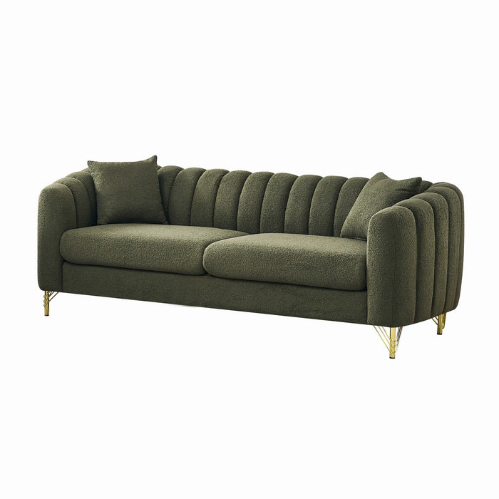 Tufted Oversized Sofa For Living Spaces