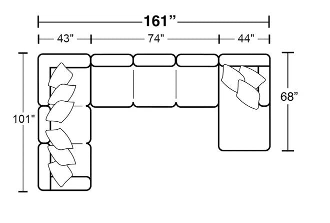 Glacier Sectional Collection by Jackson Furniture at Unique Piece Furniture - Furniture Store in Dallas and Acworth, GA serving Woodstock, Marietta, Alpharetta, Kennesaw, Milton
