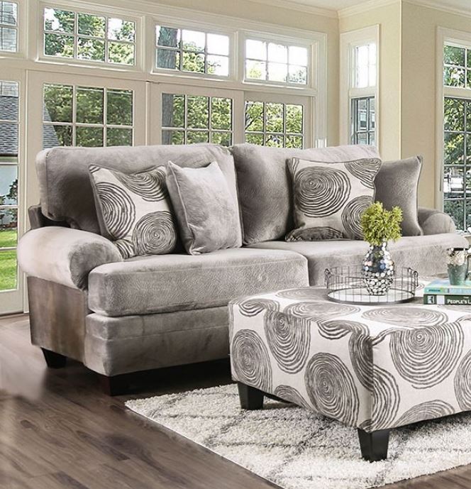 Groovy - Smoky Grey - 2pc Sofa & Love seat Collection at Unique Piece Furniture - Furniture Store in Dallas and Acworth, GA serving Woodstock, Marietta, Alpharetta, Kennesaw, Milton