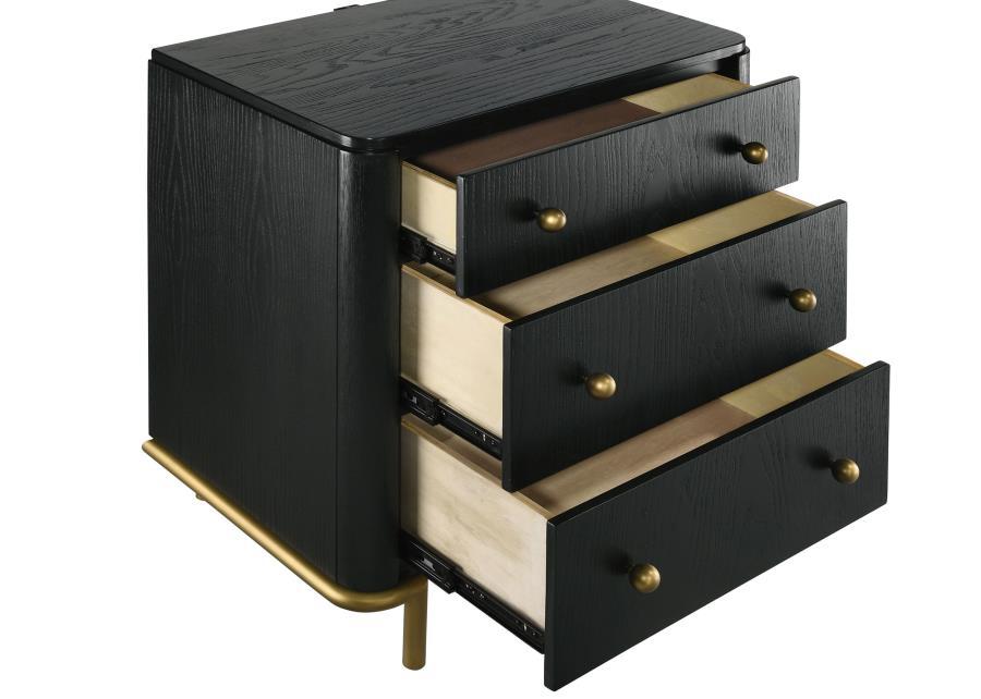 Arini - 3-Drawer Nightstand