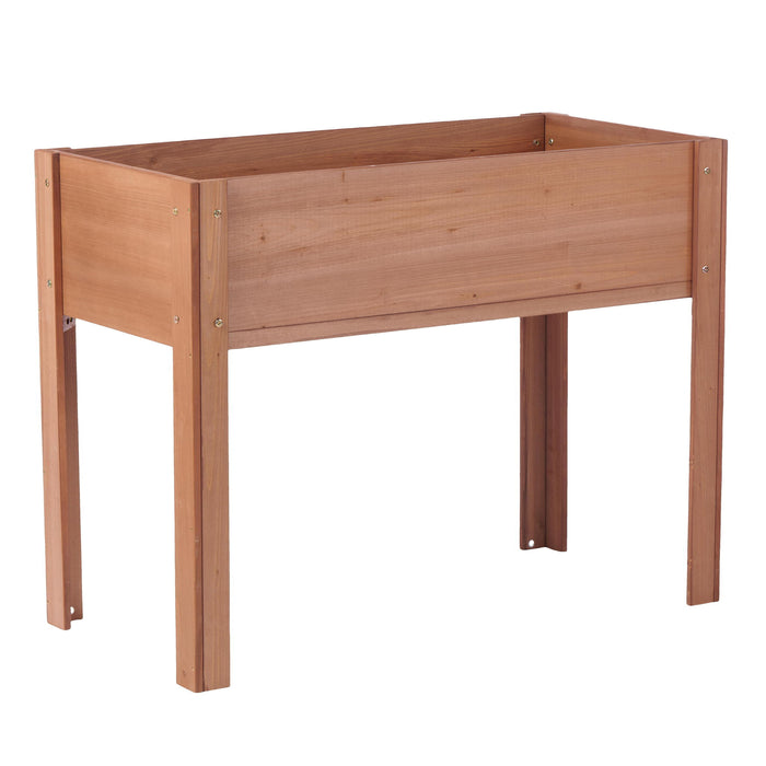 Raised Garden Bed With Legs, Elevated Planter Box For Outdoor Plants