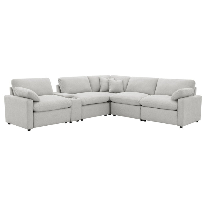Hollander - 6 Piece Modular Power Reclining Sectional Sofa