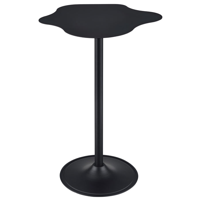 Keanu Curved 29-inch Cloud-Shaped Bistro Bar Table Black
