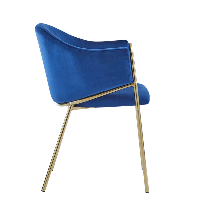Modern Upholstered Dining Chair With Frame And