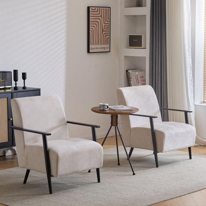 Modern Lounge Chair With Upholstery
