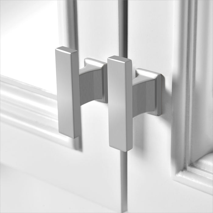 Wall Mounted Bathroom Medicine Wall Cabinet With Mirror & Open Shelves