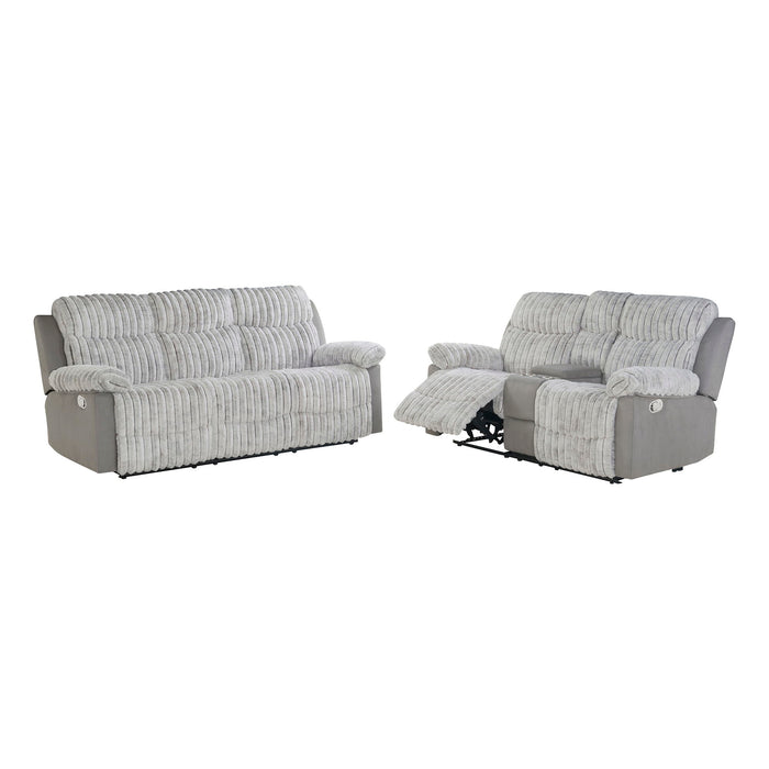 Bruni - Console Reclining Loveseat With Manual Recline