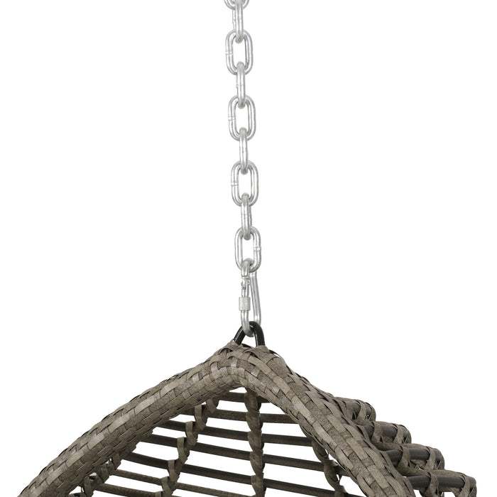 Morris Teardrop - Hanging Chair With Chain And Water Resistant Cushions