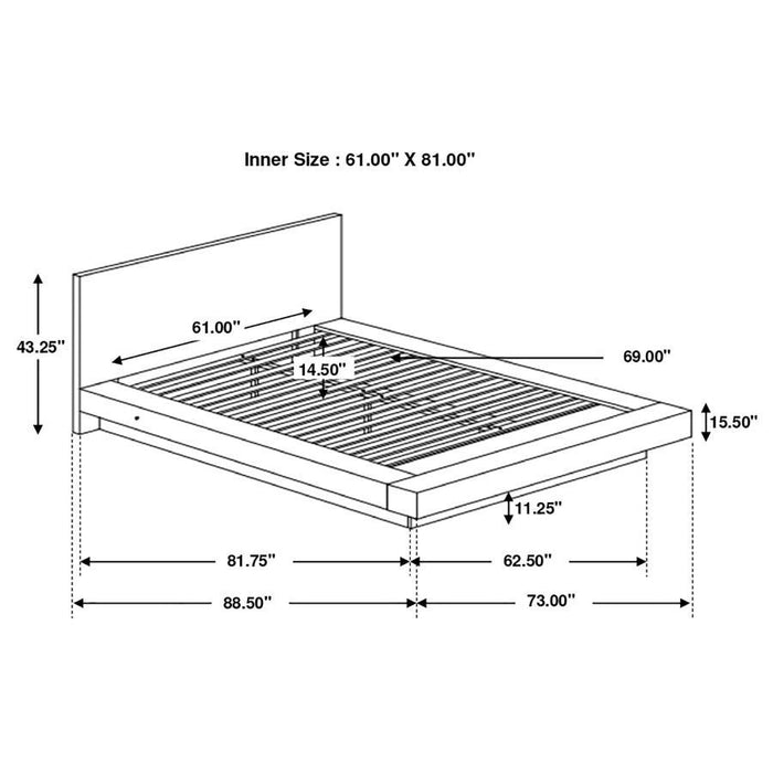 Jessica - Bedroom Set With LED