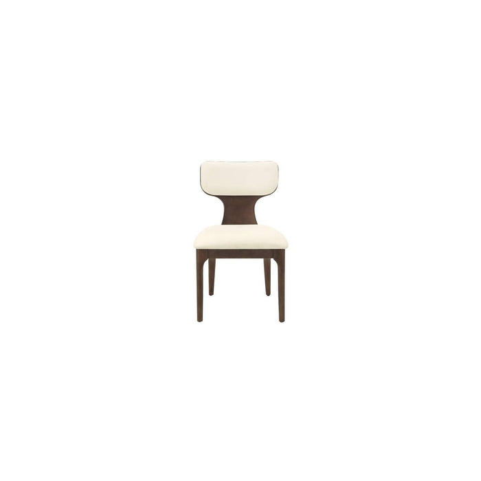 Koen - Side Chair (Set of 2) - Beige / Brown Oak