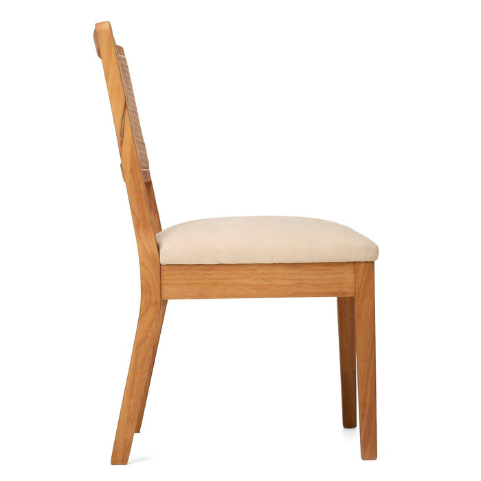 Compact Ergonomic Upholstered Side Chairs (Set of 2)