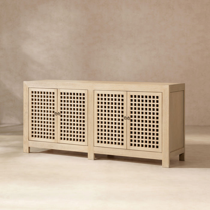 Alden - 4 Door Cabinet - White