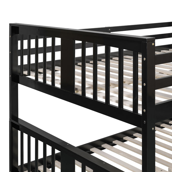 Bunk Bed With Ladder For Bedroom