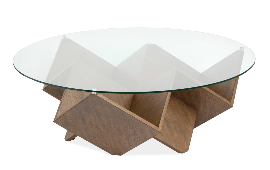 Vector - Round Cocktail Table - Russet