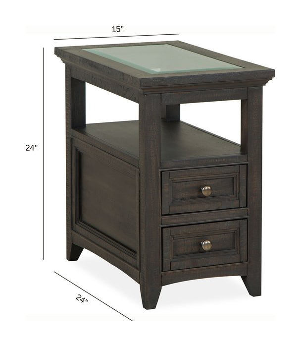 Westley Falls - Chairside End Table - Graphite